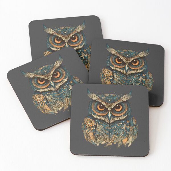 Item preview, Night Elegance: Wise Owl designed and sold by Strokes-Colors.