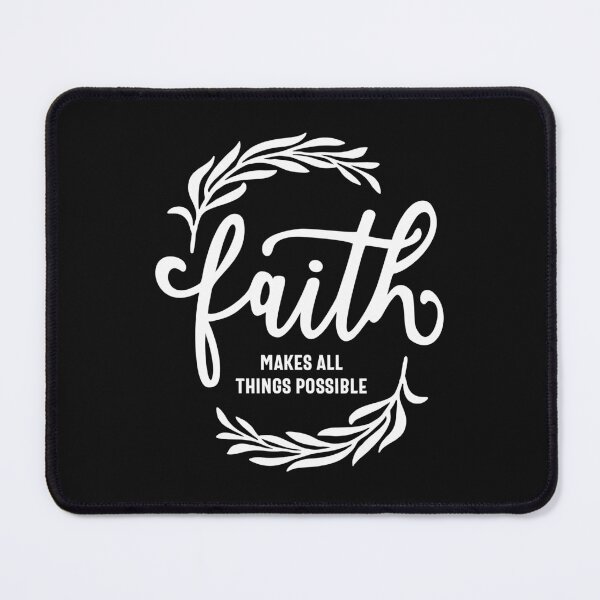 Item preview, Faith Makes All Things Possible Christian Quote designed and sold by cidolopez.