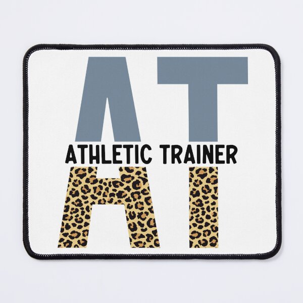 Item preview, Athletic Trainer Leopard Print Typography | Athletic Training | ATC Certified Athletic Trainer designed and sold by Violet Treasures.