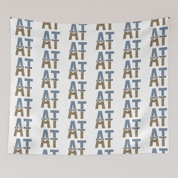 Item preview, Athletic Trainer Leopard Print Typography | Athletic Training | ATC Certified Athletic Trainer designed and sold by Violet Treasures.