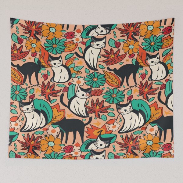 Item preview,  Purrrfectly Autumn designed and sold by UrbanGraphixs.