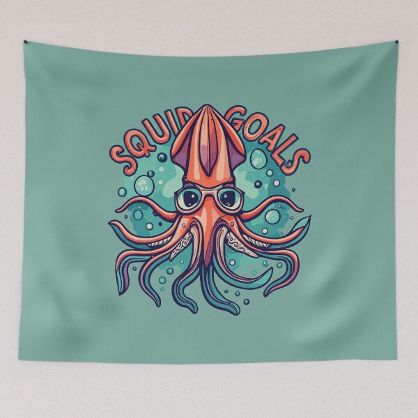 Item preview, Squid goals designed and sold by ARVM.