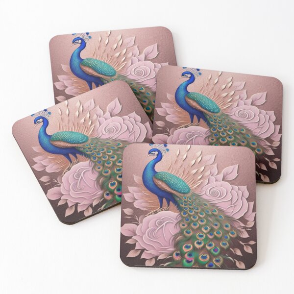 Item preview, Peacock floral  designed and sold by Roxburylane.