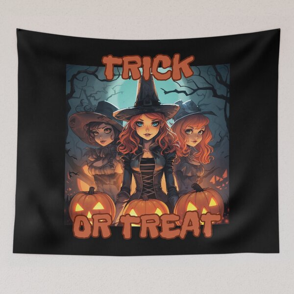 Item preview, Trick or Treat Halloween Girls designed and sold by Lab4YourStyle.