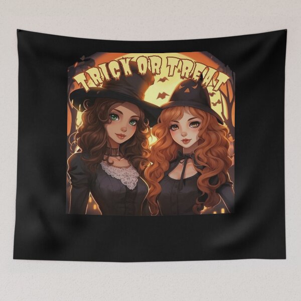 Item preview, Trick or Treat Halloween Girls designed and sold by Lab4YourStyle.