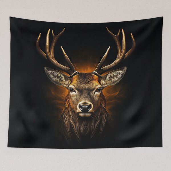 Item preview, Realistic deer art  designed and sold by Inktown.