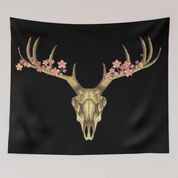 Item preview, Stag skull designed and sold by Crashypops.