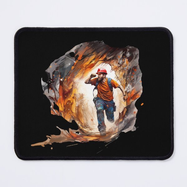 Item preview, Caving explorer in the depths designed and sold by PrzemekJAS.