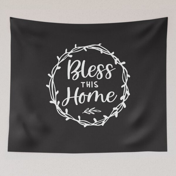 Item preview, Bless This Home Christian Quote designed and sold by cidolopez.