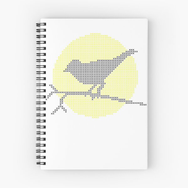 Item preview, Cross Stitch Lovers! Bird and Sun, Real X-Stitch Chart Pattern - Stitchable on T-Shirts, Hoodies and Dresses.  designed and sold by XStitchPatterns.