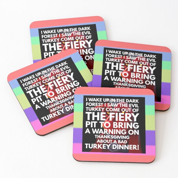 Item preview, a warning on Thanksgiving designed and sold by Storiesforyou.