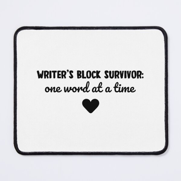 Item preview, Writer's block survivor: one word at a time designed and sold by shmodev.