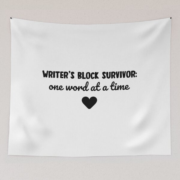 Item preview, Writer's block survivor: one word at a time designed and sold by shmodev.