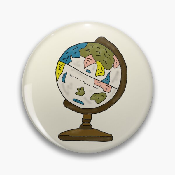 Item preview, Cute Globe Sticker designed and sold by CreepingWillow.