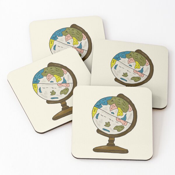 Item preview, Cute Globe Sticker designed and sold by CreepingWillow.