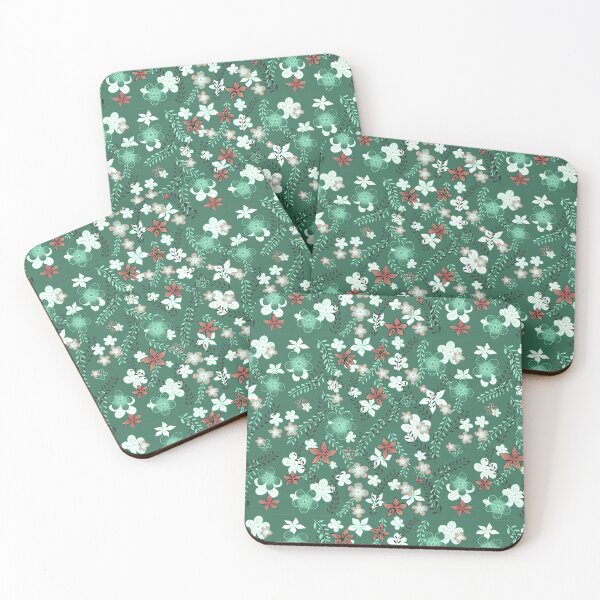 Item preview, Autumn forest florals - green designed and sold by SerahO.