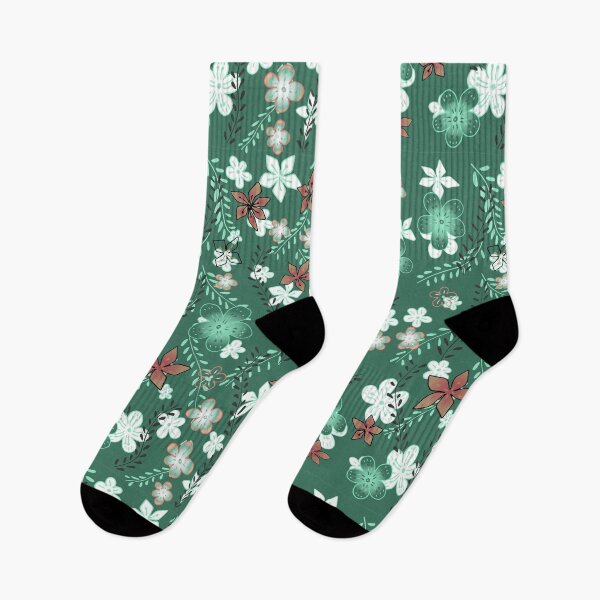Item preview, Autumn forest florals - green designed and sold by SerahO.