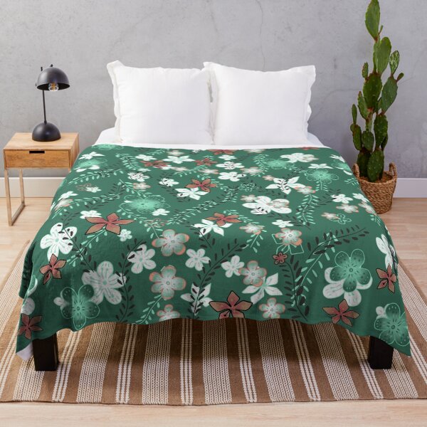 Item preview, Autumn forest florals - green designed and sold by SerahO.