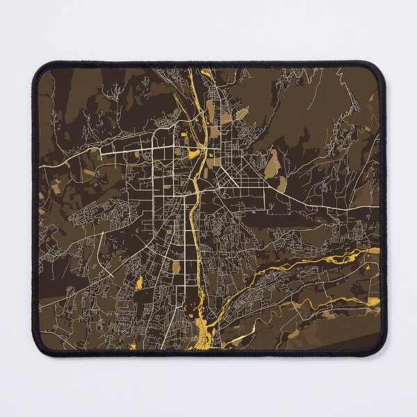 Item preview, Dushanbe City Map of Tajikistan - Pastel designed and sold by deMAP.