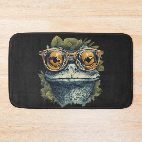 Item preview, Intellectual Frog: Stylish Toad Glasses designed and sold by Strokes-Colors.
