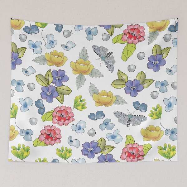 Item preview, Butterfly And Rainbow Floral designed and sold by RobinSeeherman.
