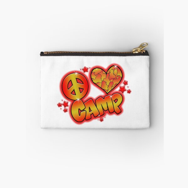 Item preview, Peace Love Camp Camo RED & GOLD Camp Colors designed and sold by StaceyZ.