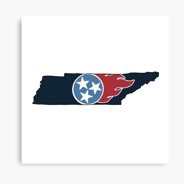 Tennessee Titans Wall Canvas - An Impressive American Flag Print