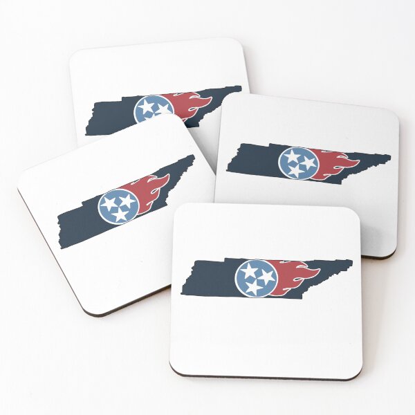 Item preview, TN Titans: Tennessee Flag in State Outline designed and sold by studiobylomax.