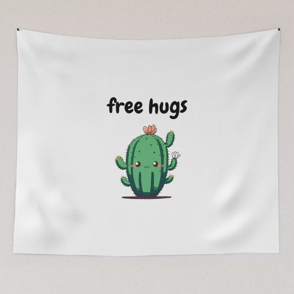 Item preview, Free Hugs Cactus designed and sold by ChaiTees.