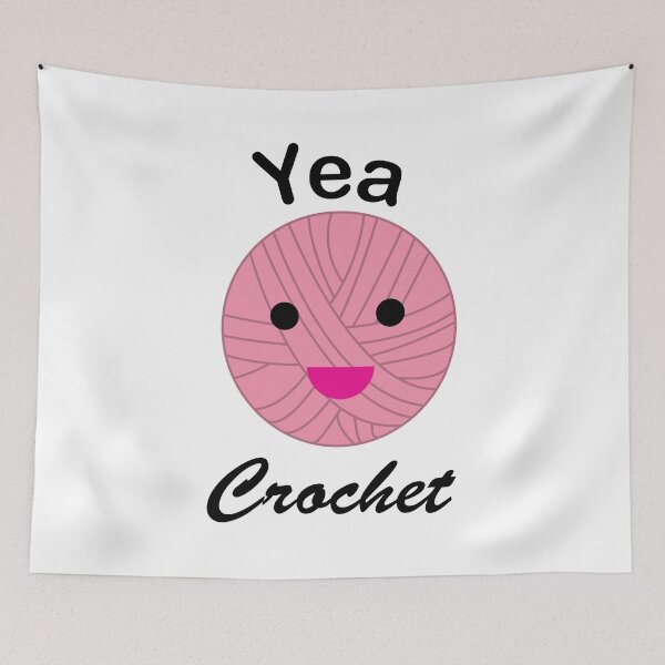 Item preview, Yea Crochet Funny Pink Ball of Yarn designed and sold by ValeriesGallery.