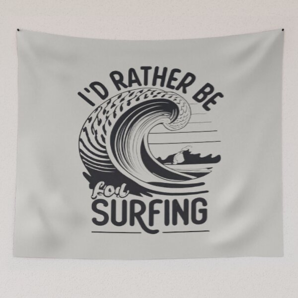 Item preview, I'd rather be foil surfing designed and sold by UrbanGraphixs.