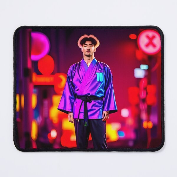 Item preview, Neon city karate guy designed and sold by WhappSirDuck.