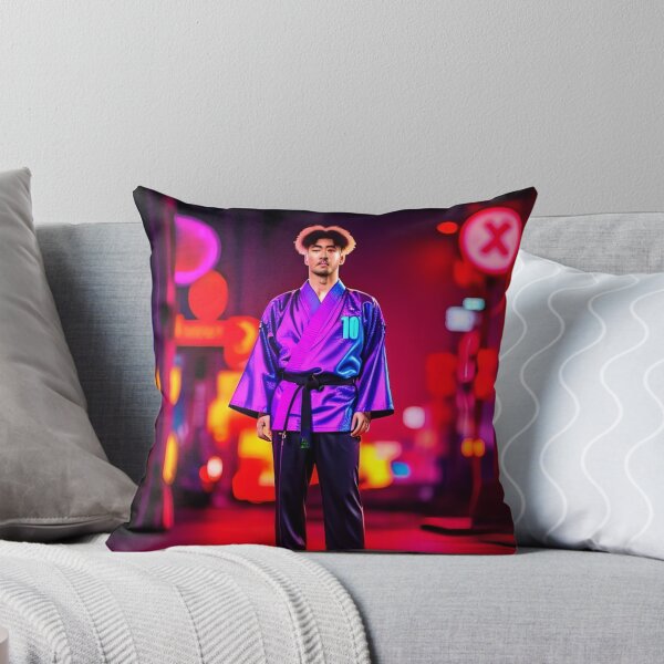 Item preview, Neon city karate guy designed and sold by WhappSirDuck.