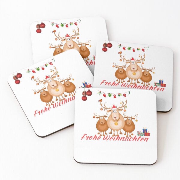 Item preview, Rentier Frohe Weihnachten Jahreszeitgrüße designed and sold by KrafterMumford.