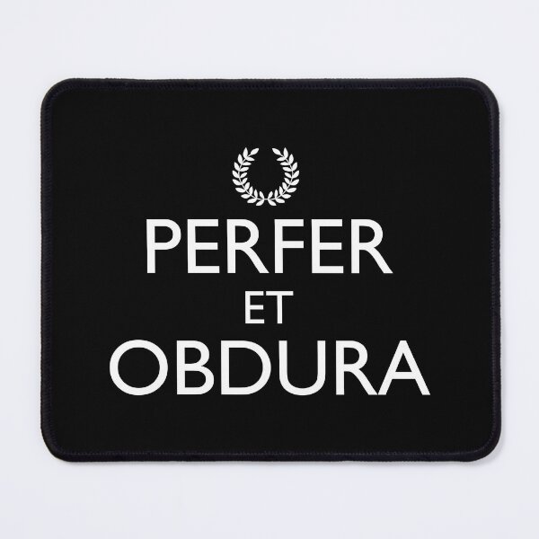 Item preview, Perfer Et Obdura - Keep Calm And Carry On designed and sold by Cat Lady Designs.