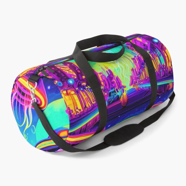 Item preview, Vibrant Psychedelic Alien UFO Cityscapes – Trippy Sci-Fi 2 designed and sold by Benito Del Ray.