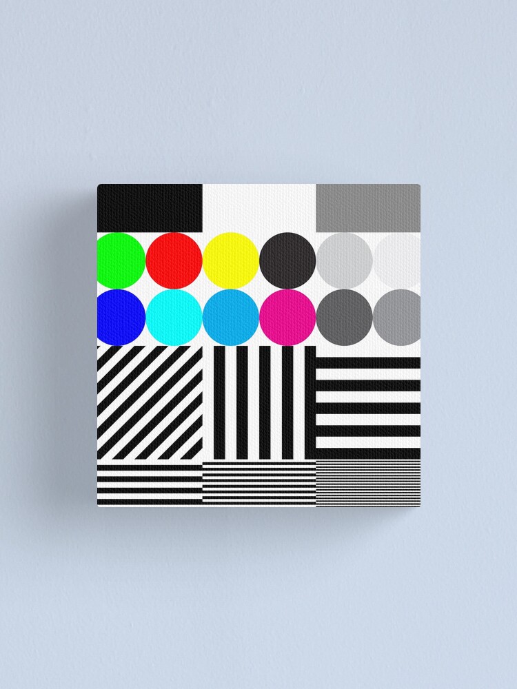 "Redbubble Test Print Wall Art Square" Canvas Print for Sale by test