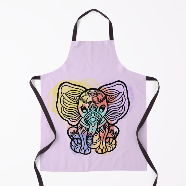 Item preview, a colorful elephant designed and sold by zzzozzo.