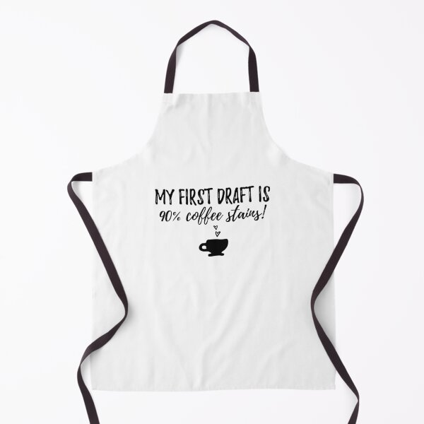Item preview, My first draft is 90% coffee stains struggling writer designed and sold by shmodev.