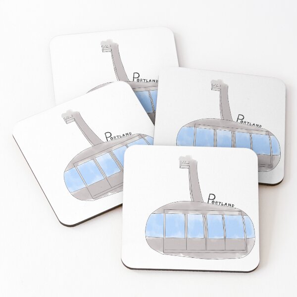 Item preview, Portland tram watercolor designed and sold by MadebyJam.
