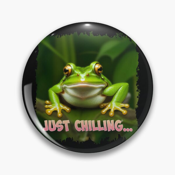 Item preview, FROGS, JUST CHILLING designed and sold by Berlat Correa.