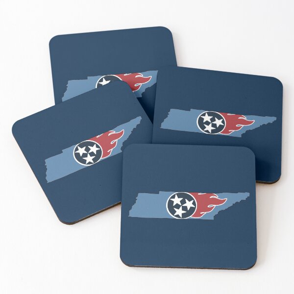 Item preview, TN Titans: Tennessee Flag in State Outline (Alt Color) designed and sold by studiobylomax.