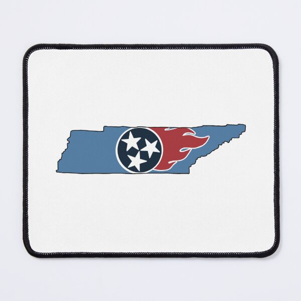 Item preview, TN Titans: Tennessee Flag in State Outline (Alt Color) designed and sold by studiobylomax.