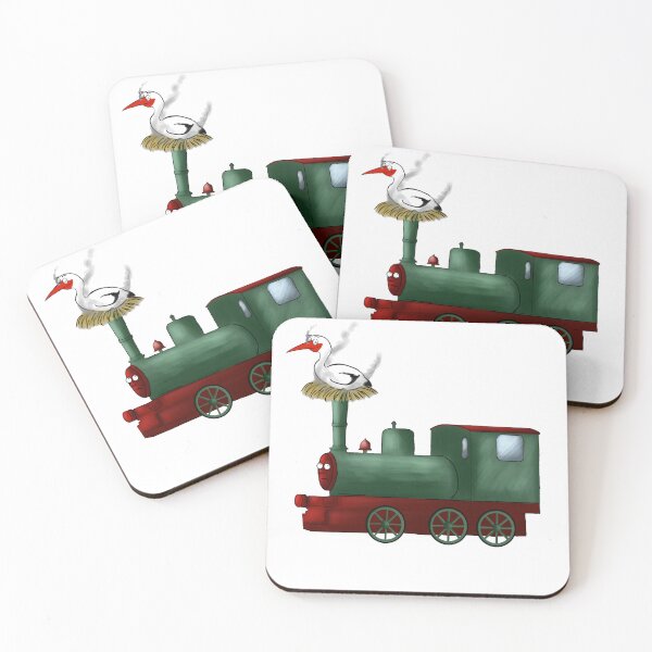 Item preview, train with stork designed and sold by Schweinmithut.