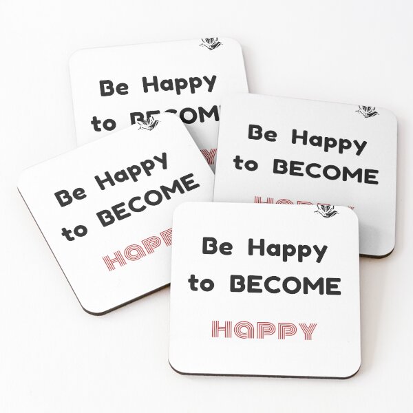 Item preview, Be Happy to Become Happy - You become what you give your attention to - stoicism quote by Epictetus designed and sold by Carroll-MB-Des.