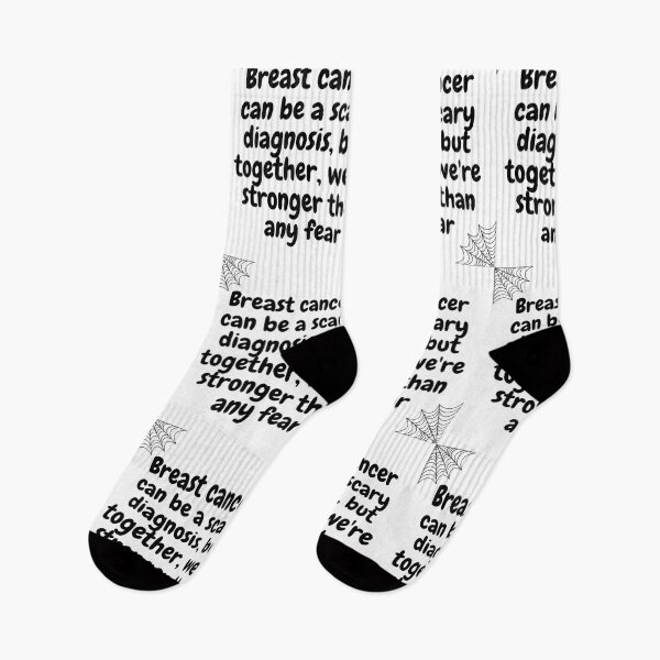 Item preview, Halloween qoutes | Breast cancer can be a scary diagnosis, but together, we're stronger than any fear. designed and sold by ArtsyElegance4U ⭐⭐⭐⭐⭐.