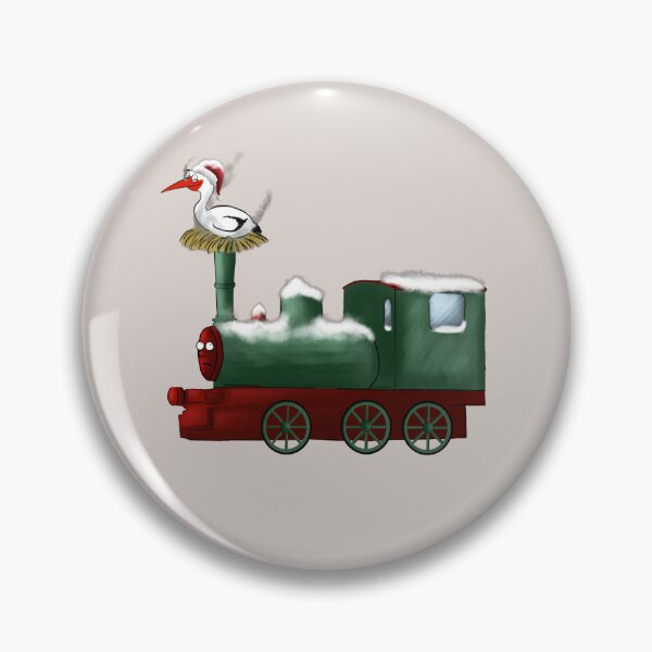 Item preview, Christmas train with stork designed and sold by Schweinmithut.