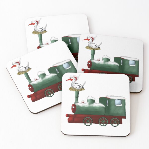 Item preview, Christmas train with stork designed and sold by Schweinmithut.