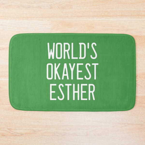 Item preview, World's Okayest Esther designed and sold by TimespunThreads.