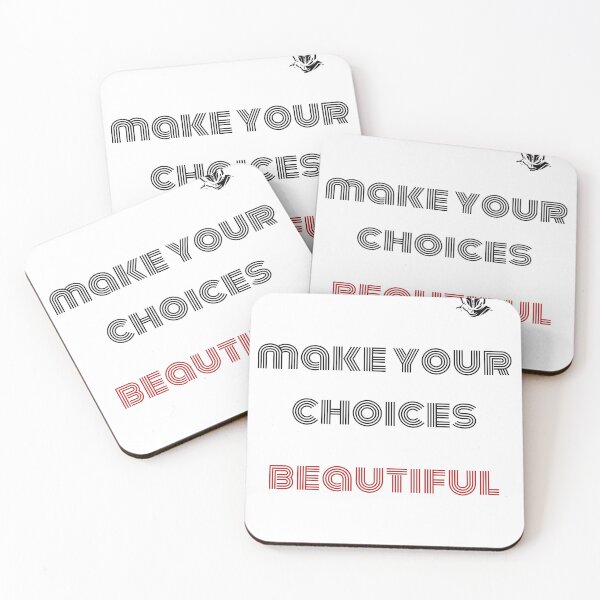 Item preview, If your choices are beautiful, so too will you be - stoicism quote by Epictetus designed and sold by Carroll-MB-Des.